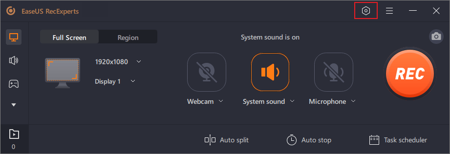 Ouvrir EaseUS Media Player
